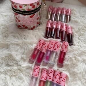 New Cherry Mini Cosmetic Bag with 20 mixed Pieces